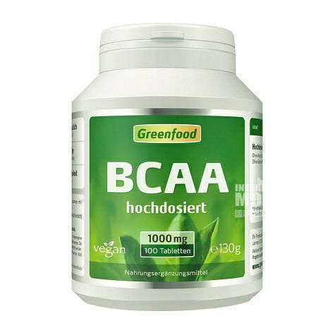 Greenfood  Dutch branched chain amino acid tablets