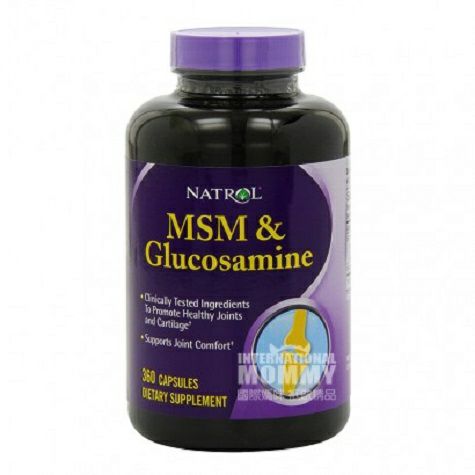 NATROL American glucosamine MSM cap...