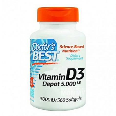 Doctors BEST America Vitamin D3 capsules Overseas local original 
