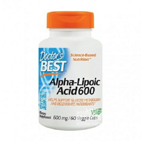 Doctor's best American lipoic acid 600mg anti aging capsule