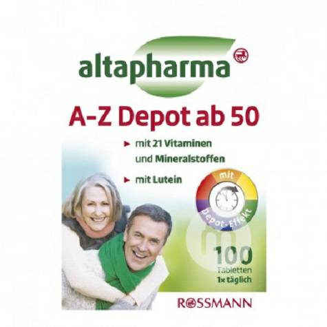 Altapharma German Multivitamin tablets over 50 years old Overseas local original 