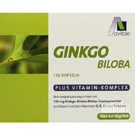 Avitale Germany Ginkgo biloba extract capsules