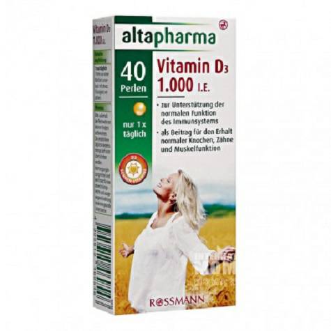 Altapharma German Vitamin D3 capsules Overseas local original 