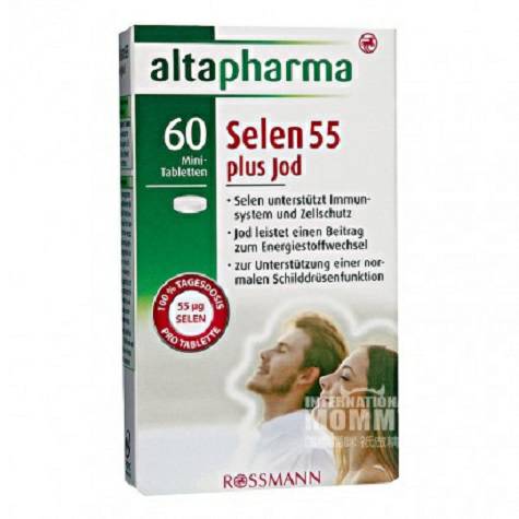 Altapharma German Selenium + iodine tablets Overseas local original
