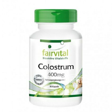 Fairvital Germany high purity bovine colostrum powder capsule without BSE