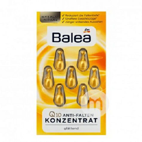 Balea German Coenzyme Q10 Anti-Wrinkle Firming Essence Capsules*5 Original overseas version