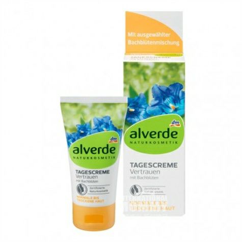 Alverde German organic Bach flower moisturizing whitening anti-wrinkle day cream for pregnant women. Overseas local orig