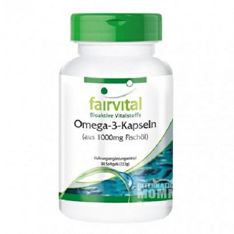 Fairvital German Omega 3 fish oil capsules Overseas local original