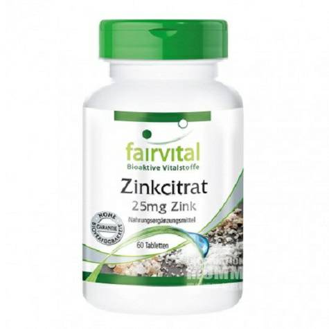 Fairvital German Organic zinc citrate flakes Overseas local original