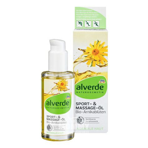 Alverde Germany Natural coreflower soothing massage body oil for pregnant women