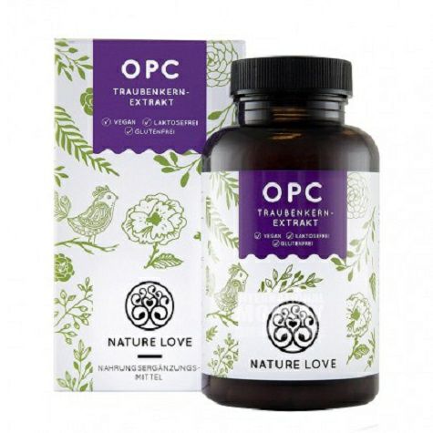 NATURE LOVE Germany OPC grape seed extract capsule antioxidant