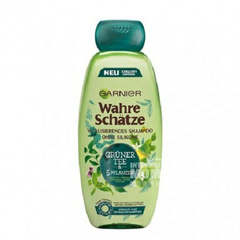 GARNIER French green tea plant essence silicone oil-free shampoo overseas local original
