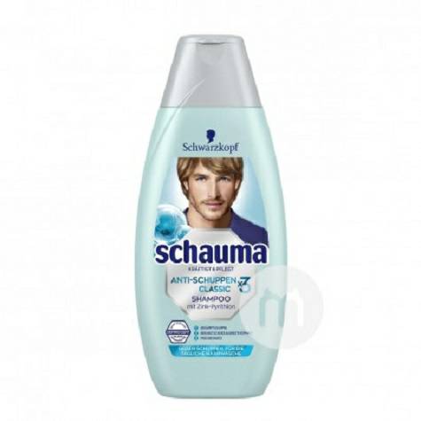 Schwarzkopf German mens triple powerful anti-dandruff shampoo overseas local original