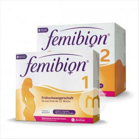 [2 Pack] Femibion German folic acid 1 + 2
