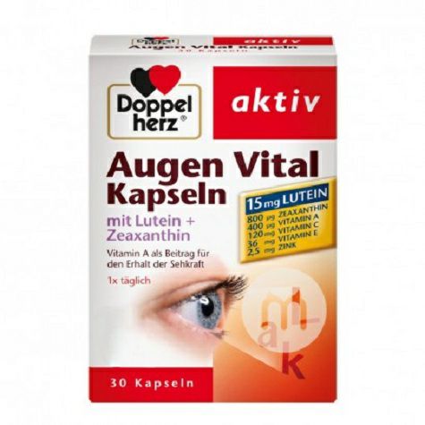 Doppelherz lutein zeaxanthin eye protection capsule