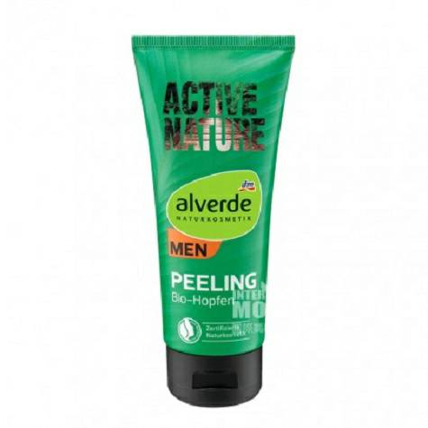 Alverde German active natural exfoliating scrub for men