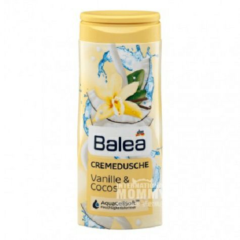 Balea German aloe Vanilla Coconut oil deep nourishing and moisturizing Shower Gel