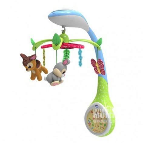 Chicco Italian baby music projection lamp sleep comfort bed bell bed hanging