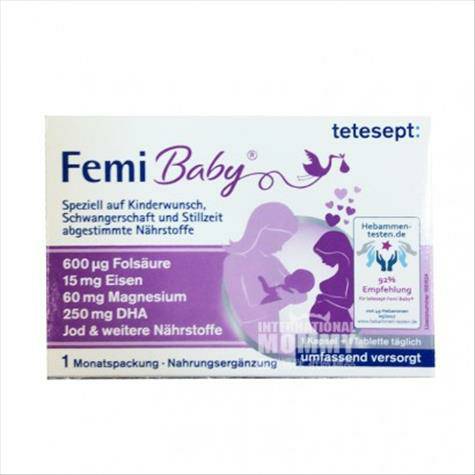 Tetesept DHA dietary supplement for pregnant women in Germany