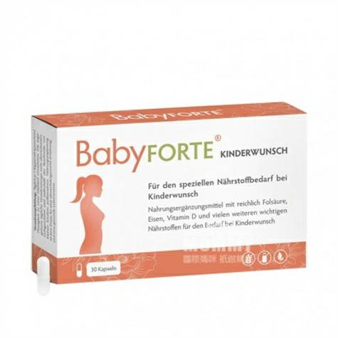 BabyFORTE German iron vitamin D folic acid capsules for pregnant women