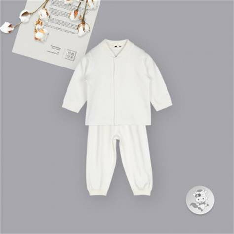 Verantwortung baby boy and girl organic cotton pajamas and home service European style classic top and pants suit (2-pie