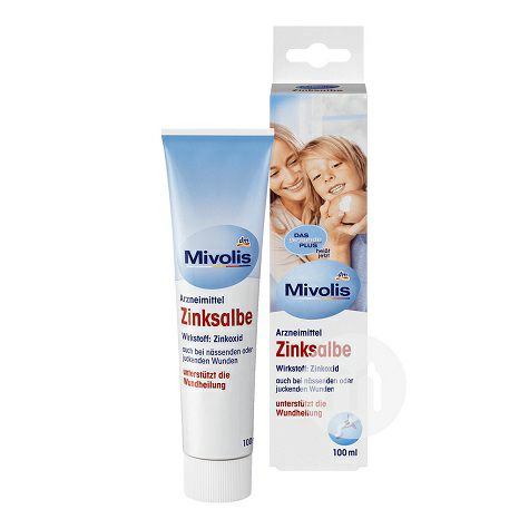 Mivolis German zinc ointment for healing skin abrasions and lacerations