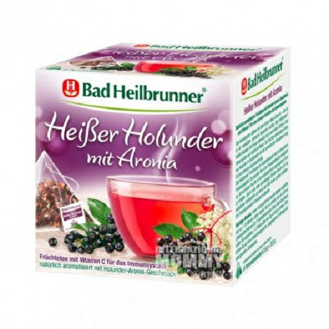 Bad Heilbrunner Germany natural apple elderberry herbal tea * 5