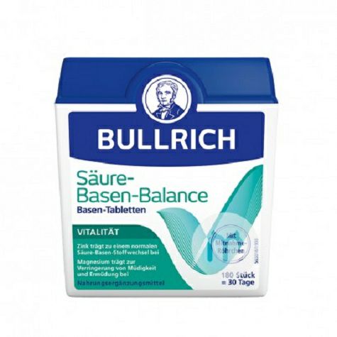 BULLRICH Germany acid base balance regulating tablets: 180 tablets for removing gout and lowering uric acid