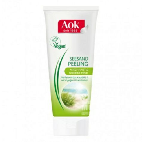 AOK German natural white tea probiotics bactericidal oil control acne removing Scrub Cream