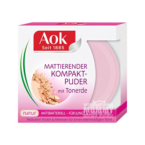 Aok German Vitamin E Anti-acne Clay Glossy Powder Foundation Overseas Local Original