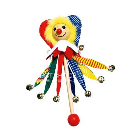 Goki Germany wooden oversized clown bell