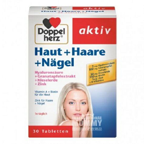 Doppelherz Germany women's hair skin nail nutrition tablets