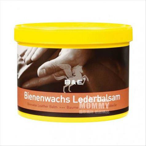 B & E German beeswax leather care cream