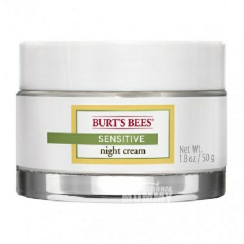 BURTS BEES American Cotton Essence Sensitive Skin Moisturizing Soothing Night Cream Overseas Local Original