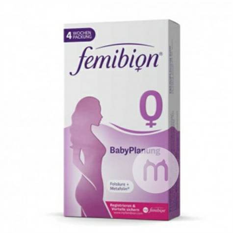 Femibion Germany prepared 28 tablets of pregnant folic acid and compound vitamin 0