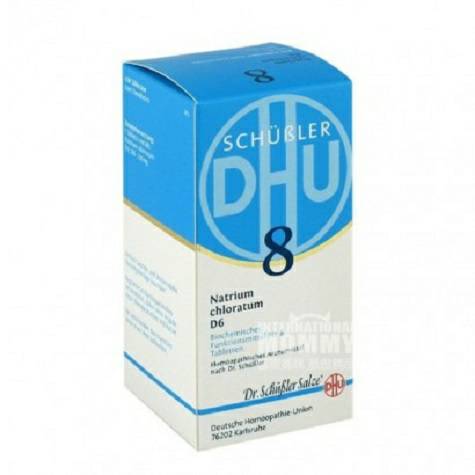 DHU German Sodium Chloride D6 No. 8 adjusts body water balance 420 tablets Overseas local original