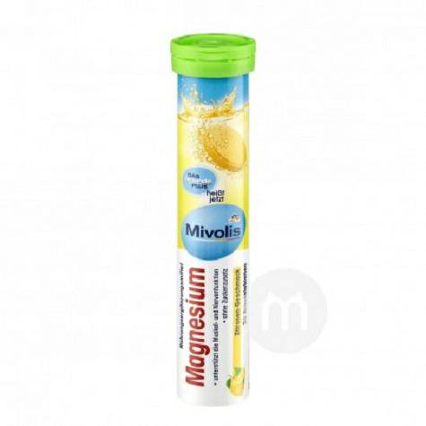 Mivolis German Mineral Magnesium Lemon Effervescent Tablet Sugar-free type*2 Overseas local original