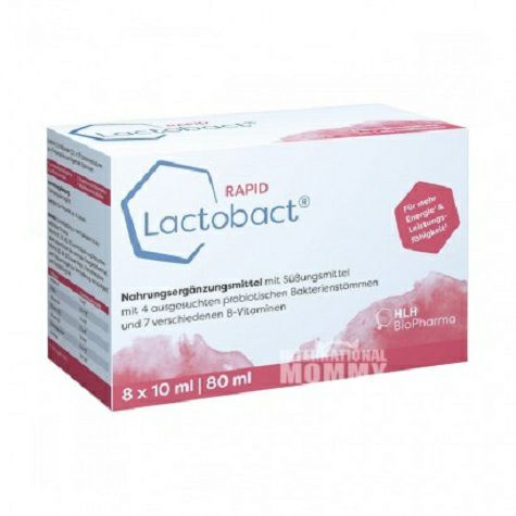 Lactobact Germany four concentrated active probiotics nutritional supplements