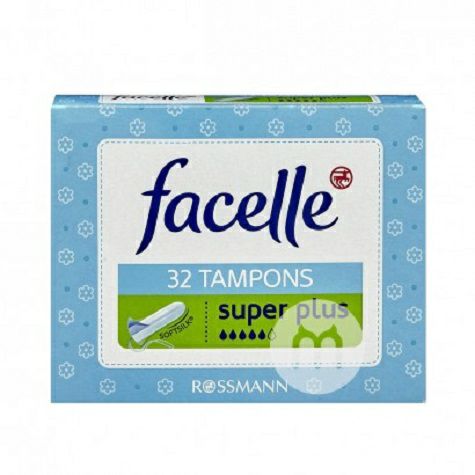 Facelle German built-in tampons with 5 drops of water 32 sticks, overseas local original