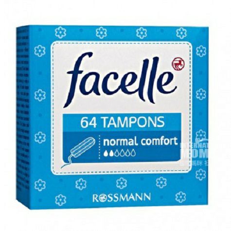 Facelle German built-in tampons with 2 drops of water 64 sticks, overseas local original