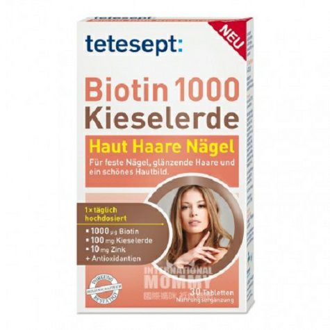 Tetesept Germany strong hair biotin nutrition tablet