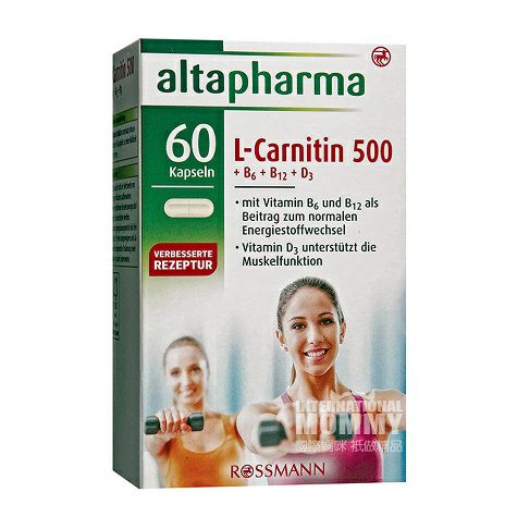 Altapharma German L-carnitine capsules