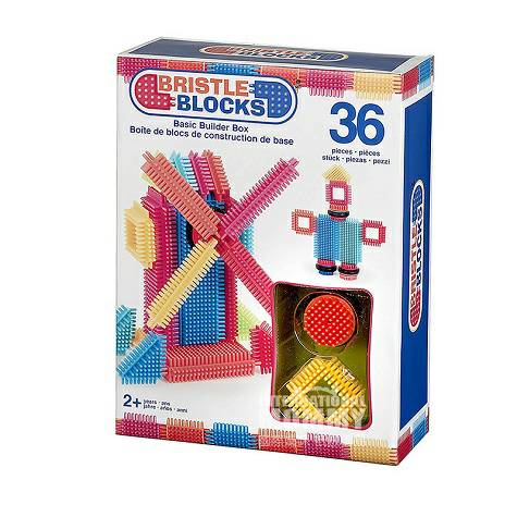 B.Toys  American baby's 36 pieces of plastic block toys