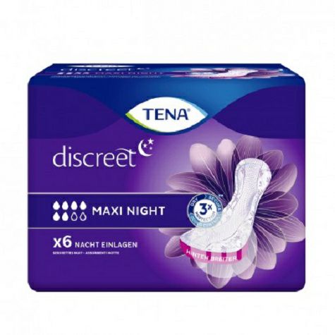 TENA Germany Breathable Night Sanitary Napkin Six Drops of Water*2 Original Overseas