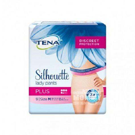 TENA German Breathable Ladies Medium Disposable Sanitary Napkin Panties 9 Pieces Pack Original Overseas