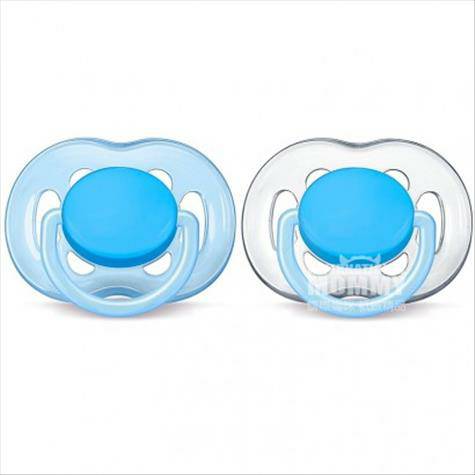 PHILIPS AVENT UK six hole solid pacifier 6-18 months two pack boys