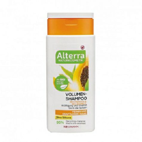 Alterra German Organic Papaya Bamboo Scented Plumping Shampoo for pregnant women