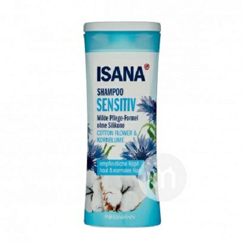 ISANA German Cotton Cornflower Sensitive Skin Shampoo Overseas Local Original
