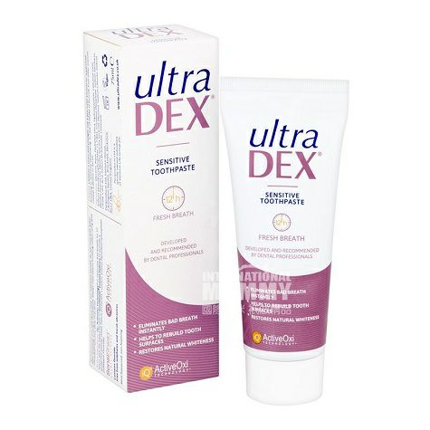 Ultra DEX British Whitening Antibacterial Toothpaste Original Overseas