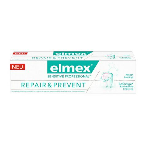 Elmex German anti-allergic restoration toothpaste original overseas